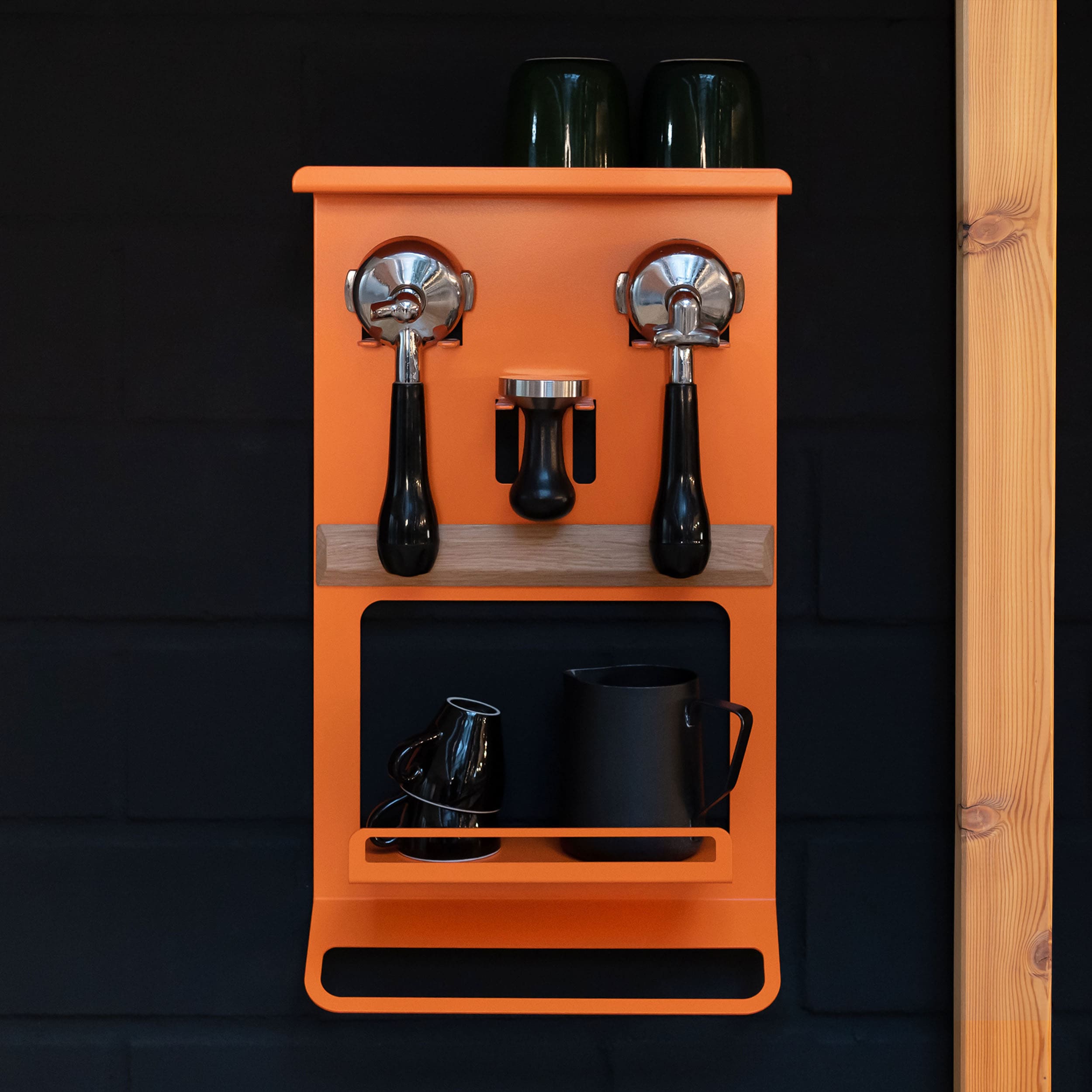 Barista Regal für Siebträger in orange