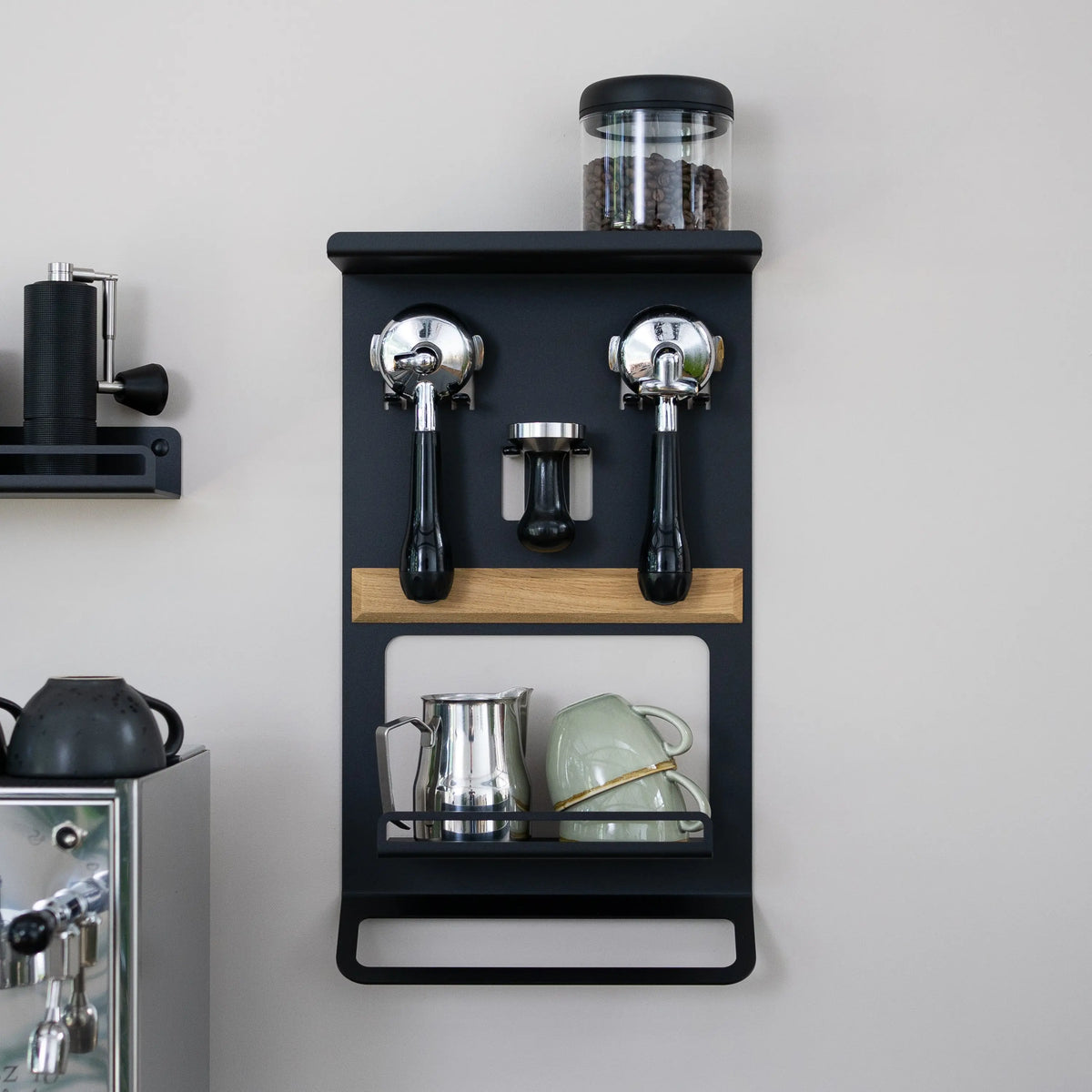 Supporto Pieghevole In Alluminio Per Macchina Per Caffè Espresso Manuale – Porta Filtro E Tazza, Staffa Da Viaggio Per Casa E Ufficio
